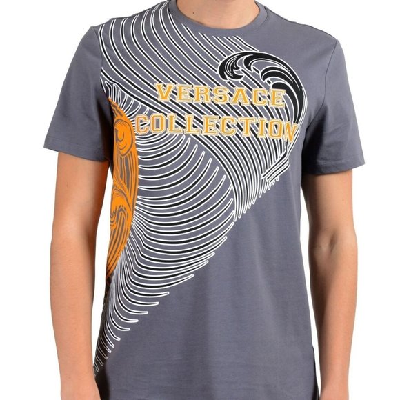 Versace Collection Other - Versace Collection Men's Gray Graphic T-Shirt